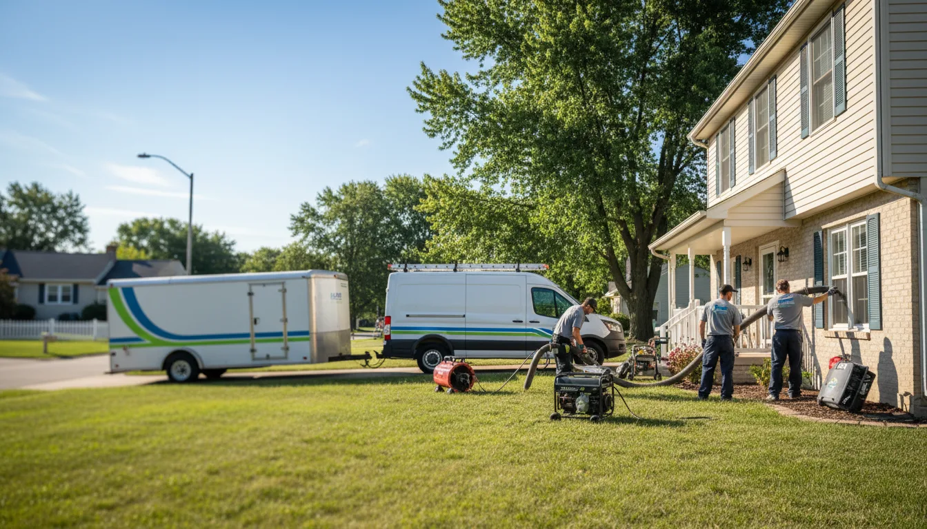 Flooded Basement Restoration And Cleanup With Repair in Hoffmeister, NY near me